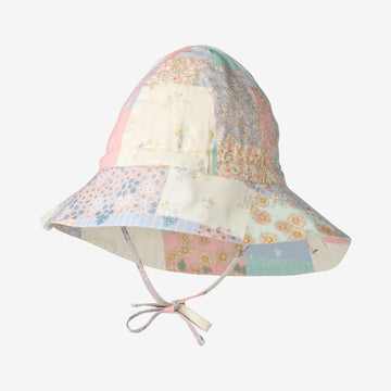 Wheat Main Sunhat Chloe Accessory 9618 patchwork flowers