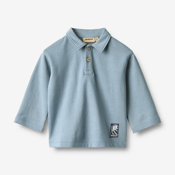 Wheat Main Sweat Blouse L/S Vilhelm Blouse 1260 faded denim