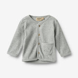 Wheat Main Sweat Cardigan L/S Toto Sky Sweatshirt 0224 melange grey