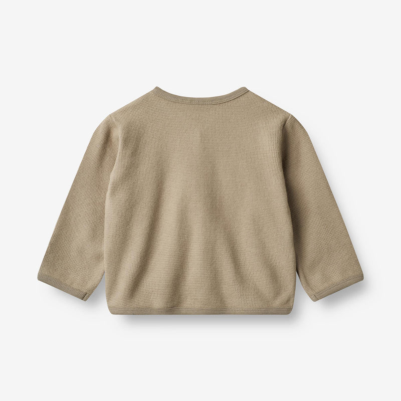 Wheat Main Sweat Cardigan Toto | Baby Sweatshirts 3239 beige stone