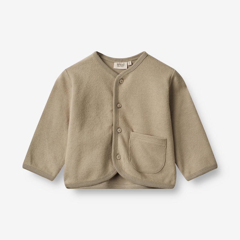 Wheat Main Sweat Cardigan Toto | Baby Sweatshirts 3239 beige stone