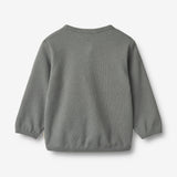 Wheat Main Sweat Cardigan Toto | Baby Sweatshirts 1201 stormy blue