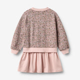 Wheat Main Sweat Dress L/S Maggie Dress 9899 rose brown flowers