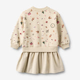 Wheat Main Sweat Dress L/S Maggie Dress 1121 offwhite holiday