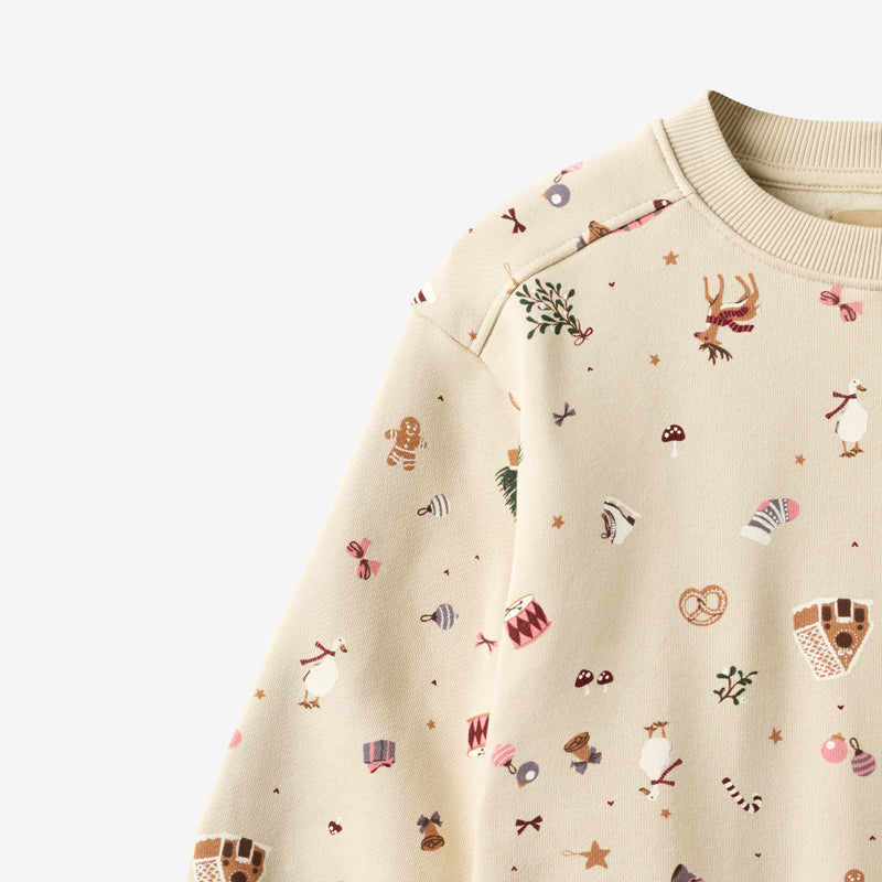 Wheat Main Sweat Dress L/S Maggie Dress 1121 offwhite holiday