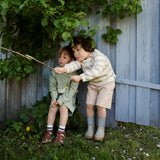 Wheat Main Sweat shorts Elmo Shorts 1145 green tea
