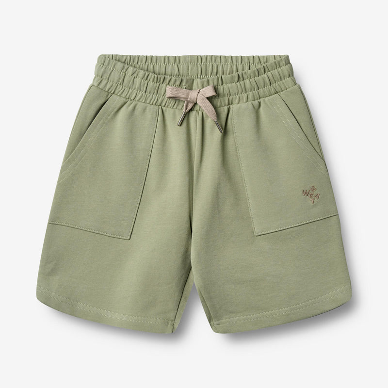 Wheat Main Sweat shorts Elmo Shorts 1145 green tea