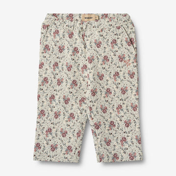 Wheat Main Sweatpants Eline Trousers 9539 slightly green flowers