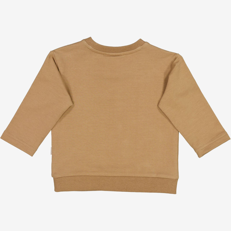 Wheat Main  Sweatshirt Garden Bee | Baby Sweatshirts 3305 cappuccino