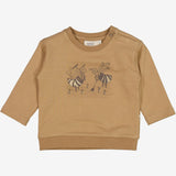 Wheat Sweatshirt Garden Bee | Baby Sweatshirts 3305 cappuccino
