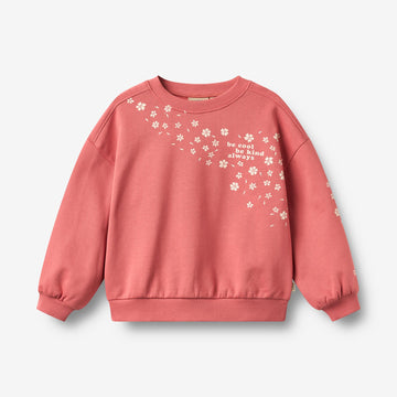 Wheat Main Sweatshirt L/S Eliza Sweatshirt 9628 faded red