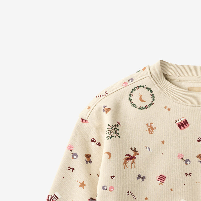 Wheat Main Sweatshirt L/S Elliot Sweatshirt 1121 offwhite holiday