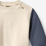 Wheat Main Sweatshirt L/S Elliot Embroidery Sweatshirt 3191 offwhite