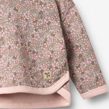 Wheat Main Sweatshirt L/S Emery Sweatshirt 9899 rose brown flowers