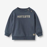Wheat Main Sweatshirt L/S Franc Sweatshirt 1292 greyblue