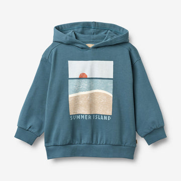 Wheat Main Sweatshirt L/S Francis Sweatshirt 4342 blue teal