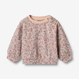 Wheat Main Sweatshirt L/S Lia Sweatshirt 2036 rose dust flowers