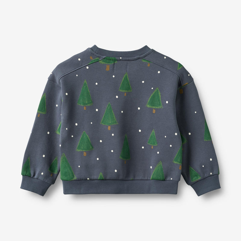 Wheat Main Sweatshirt L/S Sandro Sweatshirt 9586 greyblue holiday