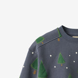 Wheat Main Sweatshirt L/S Sandro Sweatshirt 9586 greyblue holiday