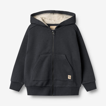Wheat Main Sweatshirt L/S Zip Francis Sweatshirt 1432 navy