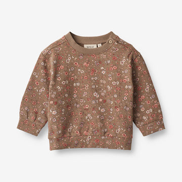 Wheat Main Sweatshirt Lia | Baby Sweatshirts 9503 cocoa brown meadow