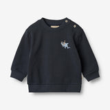 Wheat Main Sweatshirt Søren Sweatshirt 1432 navy