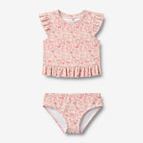 Wheat Main Swim Set 2-piece Alma Set 2526 powder flowers and seashells