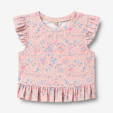 Wheat Main Swim Set 2-piece Alma Set 9650 pink heart flowers