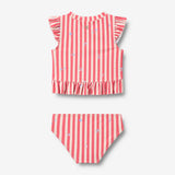 Wheat Main Swim Set 2-piece Alma Set 9657 red stripe flowers