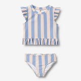 Wheat Main Swim Set 2-piece Alma Set 9732 bold blue stripe