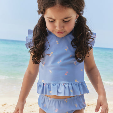 Wheat Main Swim Set 2-piece Alma Swimwear 9525 morning sky hearts