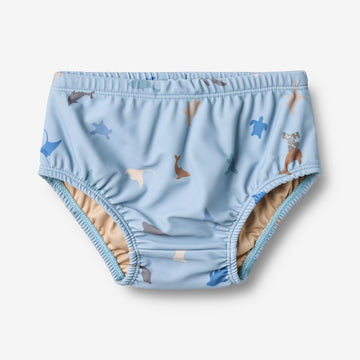 Wheat Main Swim Shorts Philip Swimwear 1235 soft blue sea life