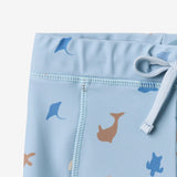 Wheat Main Swim Shorts Ulrik Swimwear 1235 soft blue sea life
