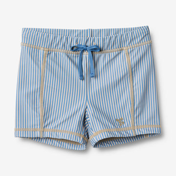 Wheat Main Swim Shorts Ulrik Swimwear 9580 blue swim stripe