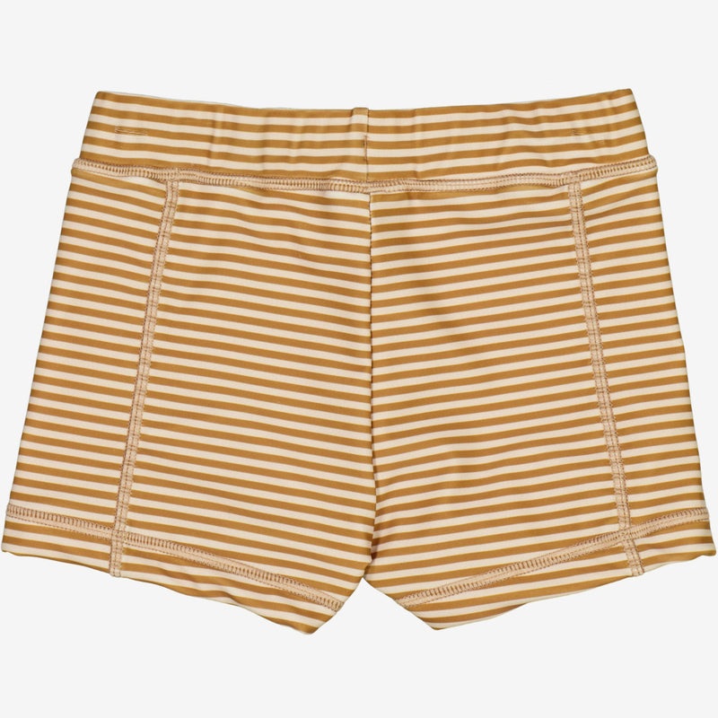 Wheat Swim Shorts Ulrik Swimwear 5096 golden green stripe