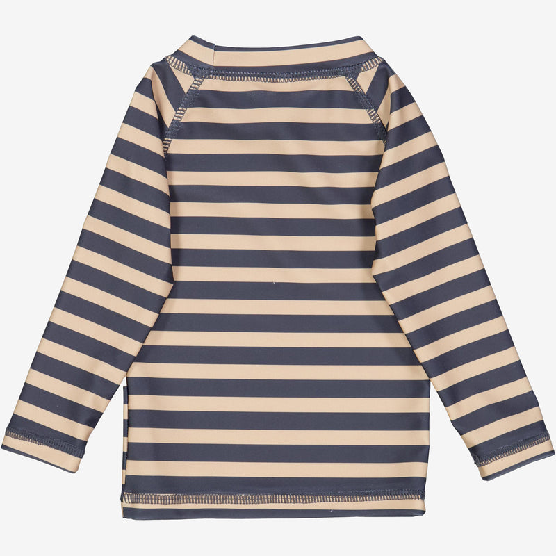 Wheat Swim T-Shirt Dilan | Baby Swimwear 1073 ink stripe