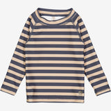 Wheat Main Swim T-Shirt Dilan | Baby Swimwear 1073 ink stripe