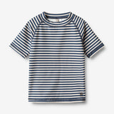 Wheat Main Swim T-Shirt S/S Jackie Swimwear 1325 indigo stripe