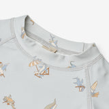 Wheat Main Swim T-shirt L/S Dilan T-Shirt 9446 swim club