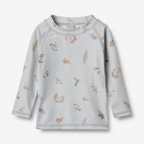 Wheat Main Swim T-shirt L/S Dilan T-Shirt 9446 swim club