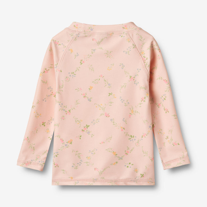 Wheat Main Swim T-shirt L/S Dilan T-Shirt 9450 powder checked flowers