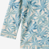 Wheat Main Swim T-shirt L/S Dilan T-Shirt 9635 blue palm