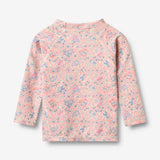 Wheat Main Swim T-shirt L/S Dilan T-Shirt 9650 pink heart flowers