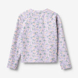 Wheat Main Swim T-shirt L/S Zip Ada T-Shirt 9605 purple light petunias