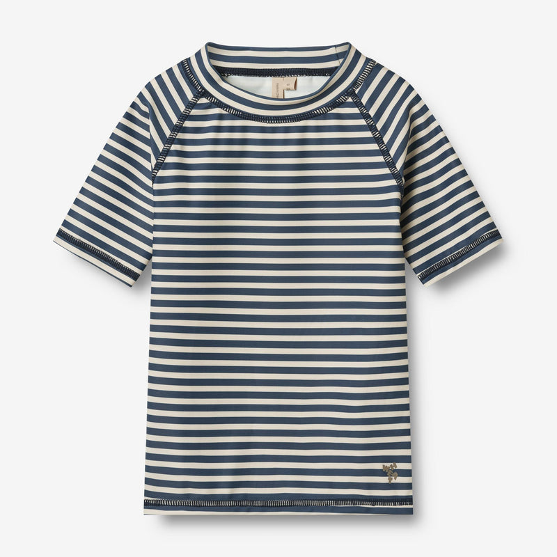 Wheat Main Swim T-shirt S/S Jackie T-Shirt 1048 blue stripe