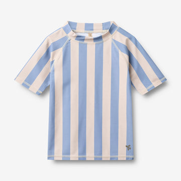 Wheat Main Swim T-shirt S/S Jackie T-Shirt 9732 bold blue stripe