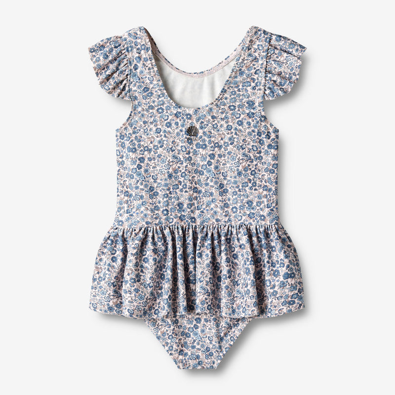 Wheat Main Swimsuit Diddi Swimwear 1301 blue flower meadow