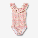 Wheat Main Swimsuit Doris Swimsuit 2526 powder flowers and seashells