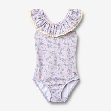 Wheat Main Swimsuit Doris Swimsuit 9605 purple light petunias