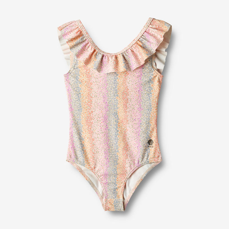 Wheat Main Swimsuit Marie-Louise Swimwear 9506 rainbow flowers